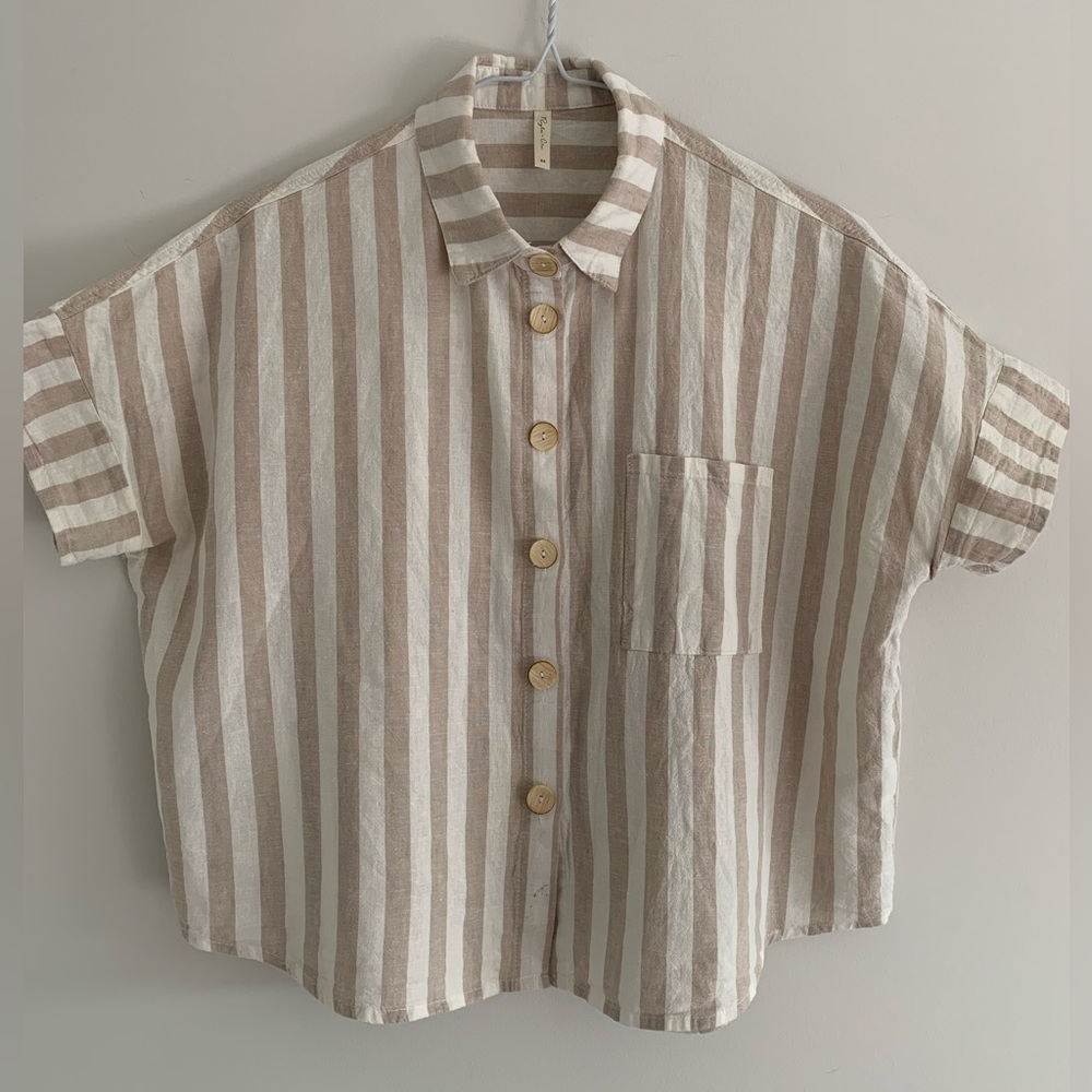 Top/shorts SET, Rylee & Crew linen/cotton blend, size XS